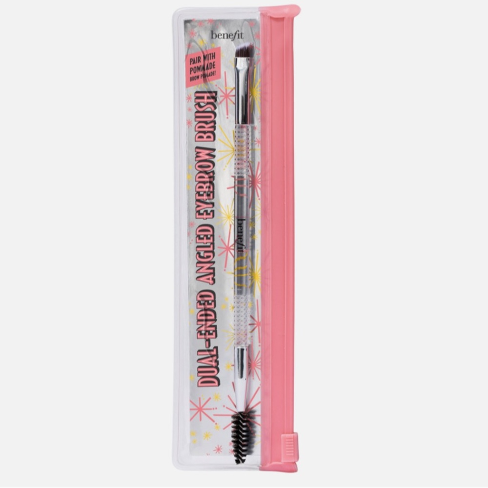 Dual-ended Angled Eyebrow Brush